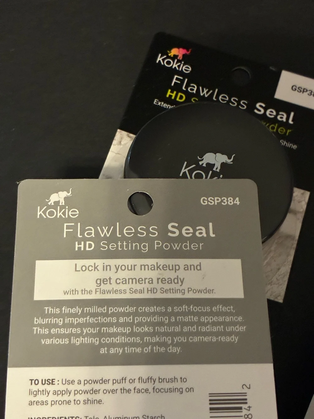Kokie Flawless Seal setting powder bundle